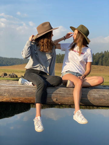 Sombrero verde de lana boliviana con toquilla de pelo de caballo - 0