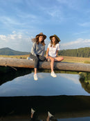 Sombrero verde de lana boliviana con toquilla de pelo de caballo-3