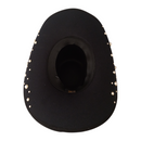 Sombrero vaquero negro con pedrería-6