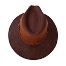 Sombrero vinipiel con trenza-3